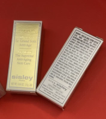 Qty 2 SISLEY PARIS Supremya La Nuit  Le Grand Soin Anti-Age Skin Care 2ml 0.06oz - Image 1 of 2