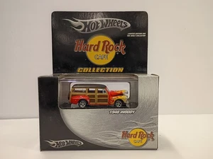 2004 Hot Wheels Hard Rock Cafe Collection 1948 Woody Red Flames Limited Edition - Picture 1 of 4