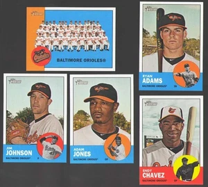 Topps Heritage 2012 (1-500) - Juego de equipo Baltimore Orioles - Imagen 1 de 2