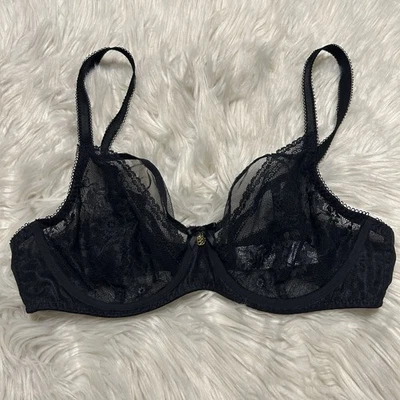 Sujetador Freya 32DD negro Sydnie High Apex con aros transparente 402821 Foto 1 de 4