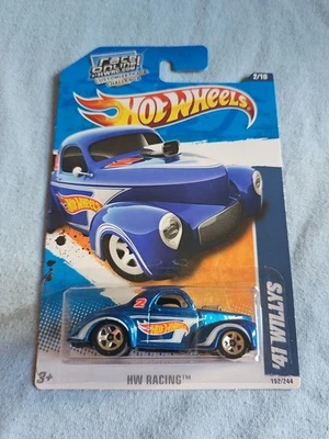 2011 Hot Wheels '41 WILLYS Blue 152/244 LITTLE BEND Racing  - Image 1 of 4