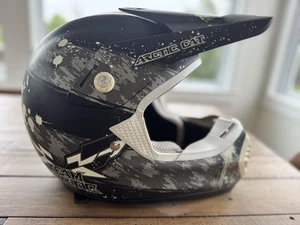 Team Arctic Cat DOT Approved Snowmobile Helmet w/Goggles Size M 57-58cm - Picture 1 of 12