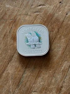 2005 australian kookaburra 99.9% 1/2 silver proof coloured coin Perf Mint - Picture 1 of 4
