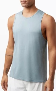 Lululemon Canotta Uomo Fast Free Singola Blu Grigio Uomo Medium - Foto 1 di 13