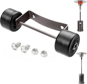 Outdoor Heater Replacement Parts Patio Wheel Kit, Suitable for brown - Picture 1 of 5