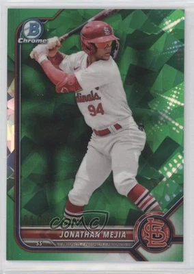 2022 Bowman Chrome Draft Sapphire Edition Green /50 Jonathan Mejia #BDC-186 - Image 1 of 2