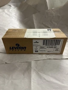 NEW Leviton 47689-QP Quickport TM 12 Port Multimedia Patch Block - Picture 1 of 2