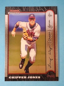 1999 Bowman Chrome Chipper Jones Atlanta Braves #43 ⚾ - Picture 1 of 2