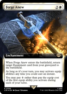 Magic The Gathering Forge Anew 760 Raro Surge Foil Arte Extendido El Señor de los Anillos - Imagen 1 de 1