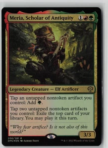 Meria, Scholar of Antiquity #206 Rare FOIL Prerelease Cards NM MTG - Picture 1 of 2