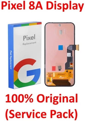 Pantalla Google Pixel 8A (paquete de servicio 100 % original) GKV4X G6GPR G8HHN G576D Foto 1 de 4