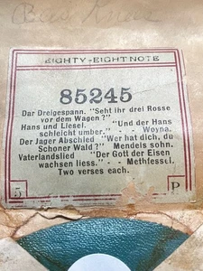 Spieler Pianorolle 88 85245 Deutsche Lieder - Bild 1 von 4