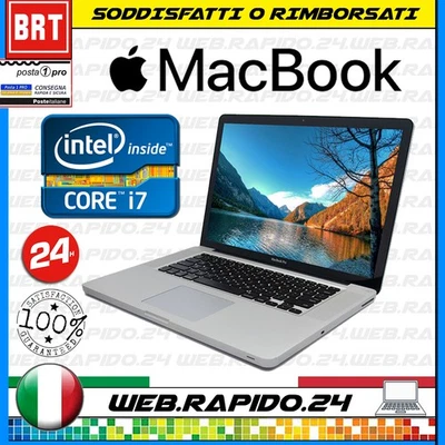 APPLE MACBOOK PRO A1286 15,4" CPU I7 2GEN 2010/2011 RAM 4GB HDD 500GB  - Immagine 1 di 4