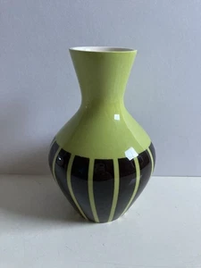 Vaso vintage Hornsea Pottery Gaiety verde - modello 855 - altezza 13 cm - Foto 1 di 13