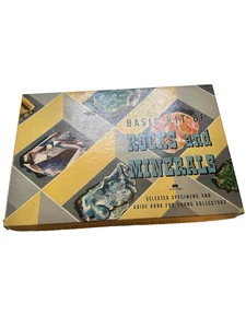 Rare 1956 Harvey House Basic Kit of Rocks and Minerals Complete Set in Box - Picture 1 of 14