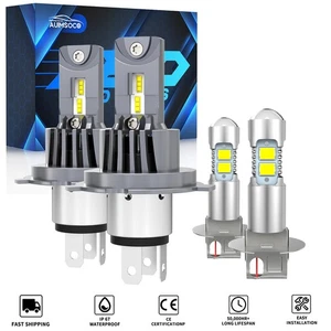 For 2000 2001 Nissan Maxima Sedan 4-Door LED Headlight Hi Low Fog Light W/Fan - Picture 1 of 11