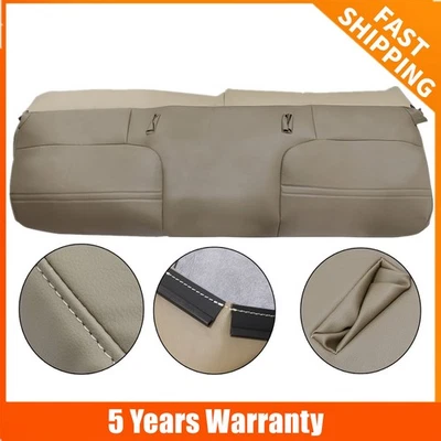 1999-2002 For Ford F250 F350 F450 Full Bench Bottom Super Duty Seat Cover Tan - Image 1 of 4