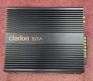 Clarion 1601A 2 Channel Amplifier EXCELLENT CONDITION with OEM BOX and MANUAL - Picture 1 of 5