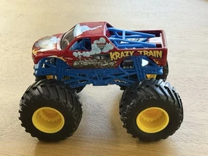 Hot Wheels Monster Jam KRAZY TRAIN Truck Diecast 1:64 Scale 2012, Nice Condition - Picture 1 of 5