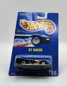 1992 HOT WHEELS "GT RACER" Black Mainline Col#168 - Picture 1 of 2