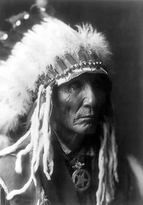 Calico 1890 neue Reproduktion einer alten Indianer Indianer Fotografie - Bild 1 von 1