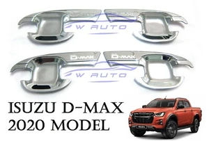 4 Doors Chrome Handle Bowl Cover For Isuzu Dmax D-max Pickup Blade 2020 2021 - Picture 1 of 4