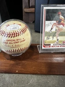 Nolan Ryan Signed 1983 All Star Game Baseball JSA AZ83776  Ball has Toning. - Picture 1 of 6