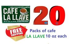 20 CAFE LA LLAVE ESPRESSO COFFEE GROUND GREAT FLAVOR