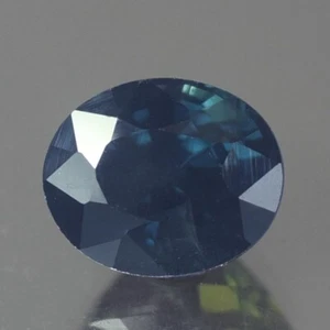 1.06CT GORGEOUS AA OVAL HEATED ONLY DARK GREEN BLUE THAILAND SAPPHIRE NATURAL - Picture 1 of 3