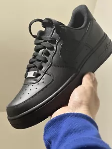 2018 Nike Air Force 1 '07 Low Triple Black Promo Sample 99999999 315122-001 5.5 - Picture 1 of 5