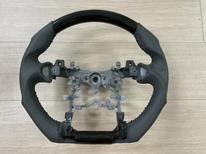 MIT Toyota PRIUS Hybrid 2010-2015 negro madera cuero volante deportivo-piano - Imagen 1 de 4