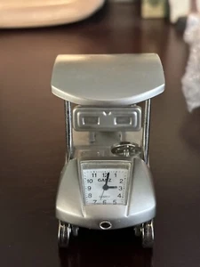 Golf Cart Uhr, Druckguss Silber, Ganz, neue Batterie. Top Zustand. - Bild 1 von 6