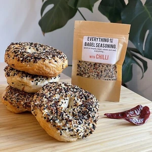 Chilli Everything But The Bagel Seasoning Mix 300g - American Trader Joe's - Picture 1 of 2