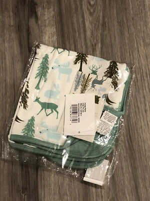 Nuevos Pantalones Kickee Estampado Vacaciones Bebé Lovey “Natural Woodland Holiday” X2 Capas Foto 1 de 2