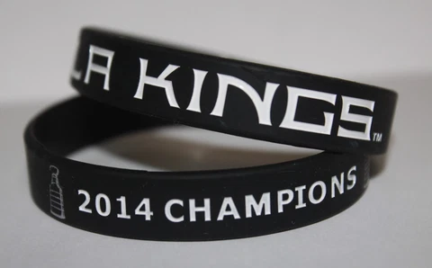 12 Los Angeles LA KINGS STANLEY CUP 2014 Champions Bracelet NHL Hockey PARTY Cover