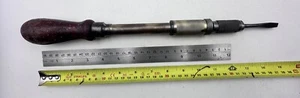 Vintage Rare MILLERS FALLS no.610A Pump Action Ratchet Screwdriver, Made in USA - Bild 1 von 10