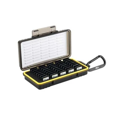 JJC KIWIFOTOS KCB-SD40 Memory Card Case can store SD card x 40 with Carabiner - Image 1 of 4