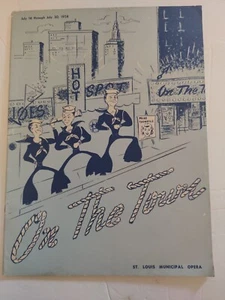 On The Town Souvenir Program St. Louis Municipal Opera - Picture 1 of 4