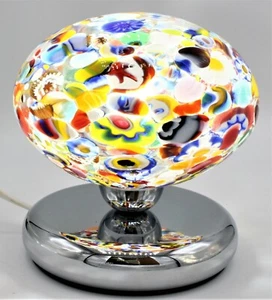 Lampada Lucciola da tavolo in Murrina Millefiori Veneziana made In Italy - Foto 1 di 4