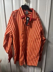 NEW Vintage Dream USA Mens Shirt 3XL Button Up Collar Long Sleeve Dress Korea - Picture 1 of 7