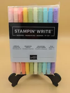 Stampin Scrivi Collezione Sottili Marcatori Inchiostro Colorante a Base Acqua Stampin Up - Foto 1 di 5