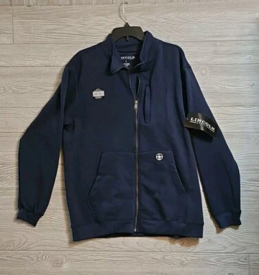 Lincoln Outfitters Cremallera Completa Sudadera Chaqueta Azul Marino Para Hombre Talla L Foto 1 de 4