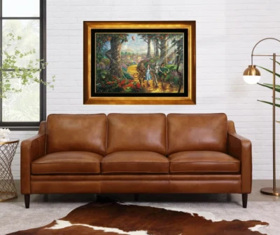 Thomas Kinkade ~~ Follow the Yellow Brick Road 18x27 E/P ~ Óleo sobre lienzo Foto 1 de 3