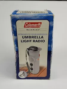 Coleman Backhome Umbrella Mounted Light & Radio * 2003 - Picture 1 of 12