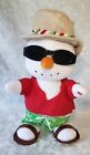 Gemmy Snowman 13" Side Stepper Plush Singing "Hot Hot Hot" Pre-Owned