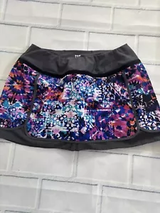 Title Nine Nimblene Small Geometric Grey Multicolor Golf Tennis Skirt Skort - Picture 1 of 11