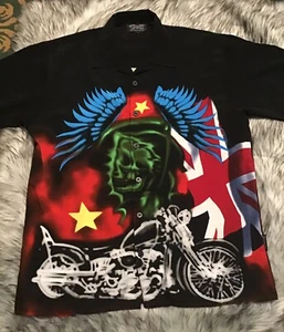 dragonfly button Up shirt Size XL - Picture 1 of 10