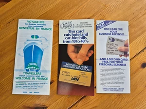 Vintage Leaflets From 1985-6. Diners Club, IAPA Members Card & French Customs - Picture 1 of 7