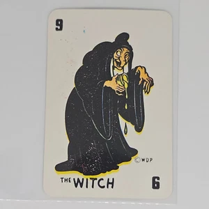 1960's Disney Russell Mini Card The Witch #9 (Snow White Game) - Picture 1 of 2