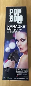 PopSolo by tzumi Recargable Bluetooth Karaoke Micrófono Y Altavoz - Negro - Imagen 1 de 4